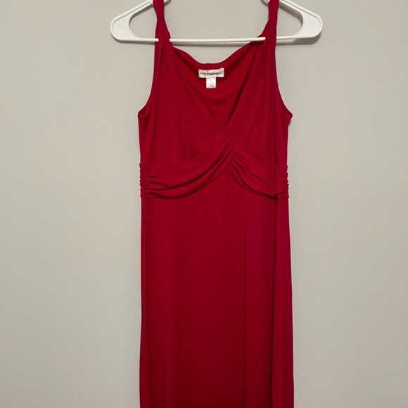 LOFT Red Sleeveless Dress - Picture 4 of 6